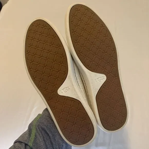 Ugg Sammy Slip On Sneaker White Casual Shoe - Women's 7 - Picture 8 of 8